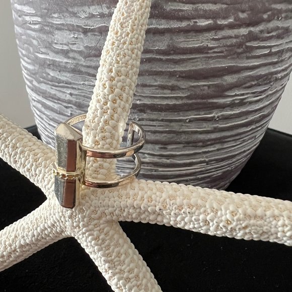 Stella & Dot Silver Rebel Ring - adjustable - Picture 4 of 4